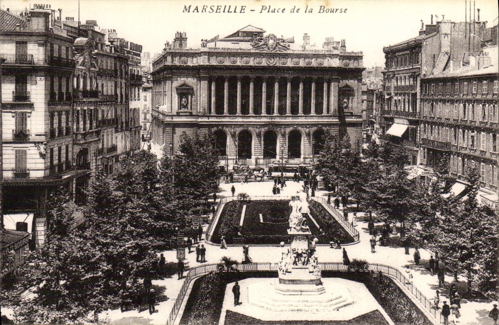 CPA Marseille Place De La Bourse