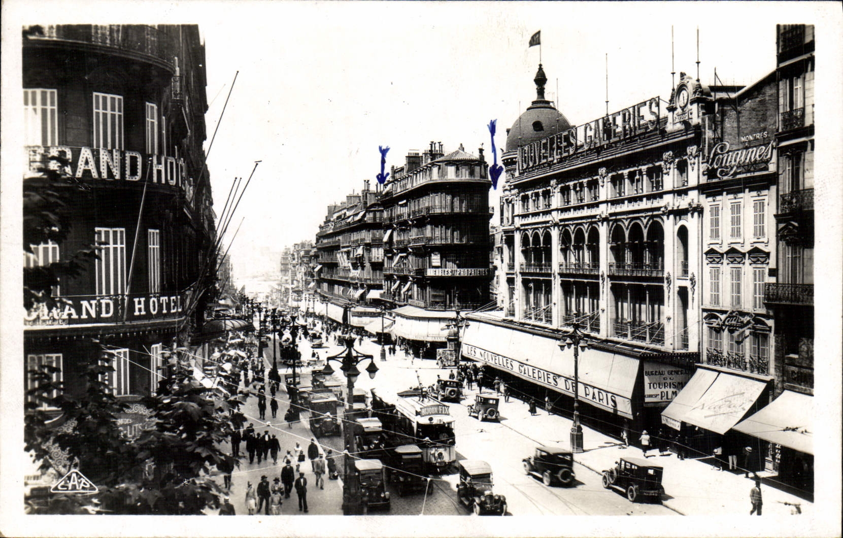 CPA Marseille La Canebiere