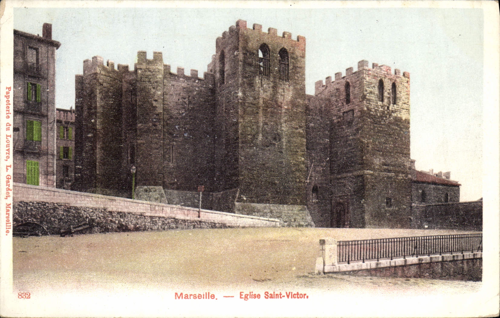 CPA Marseille Eglise Saint Victor