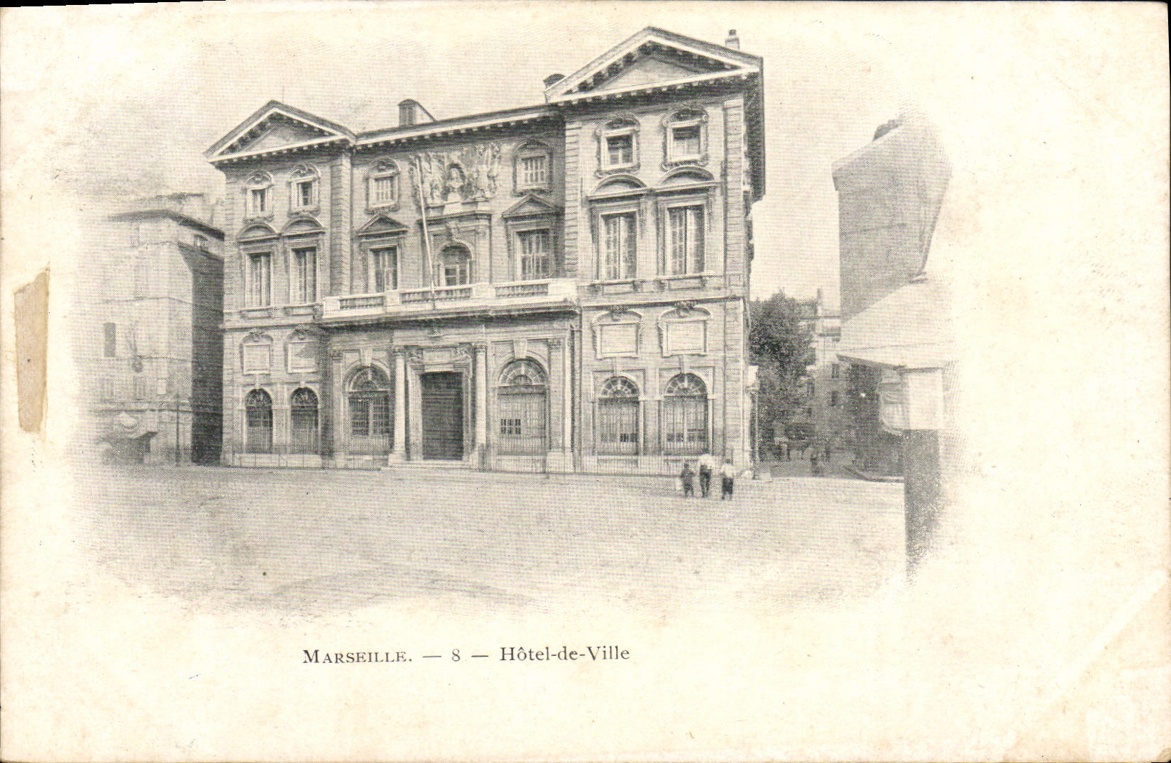 CPA Marseille Hotel De Ville