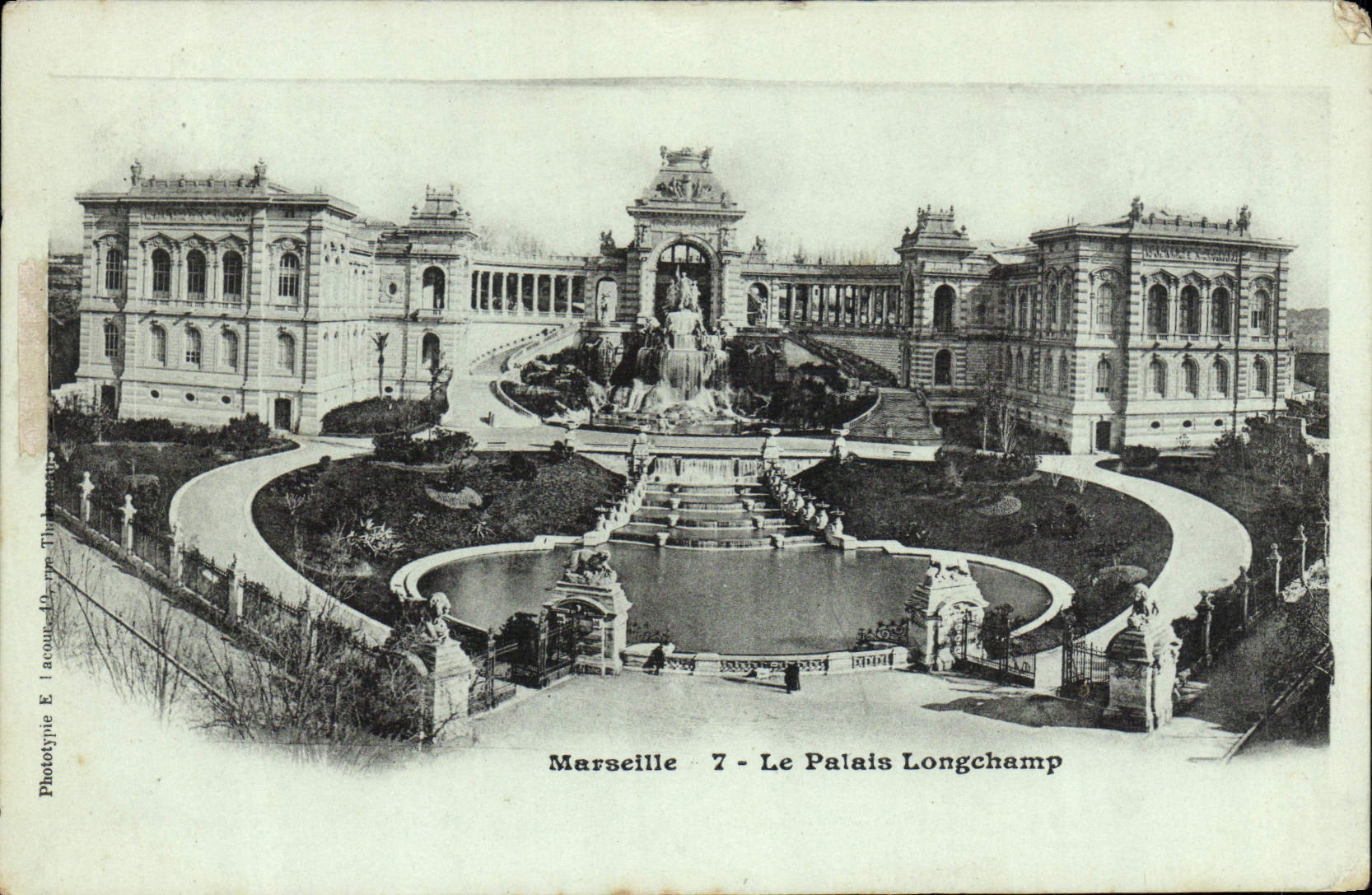 CPA Marseille Le Palais Longchamp