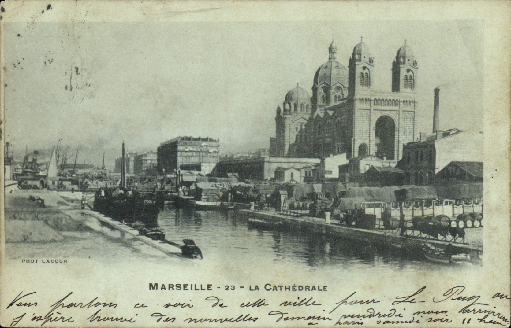 CPA Marseille La Cathedrale