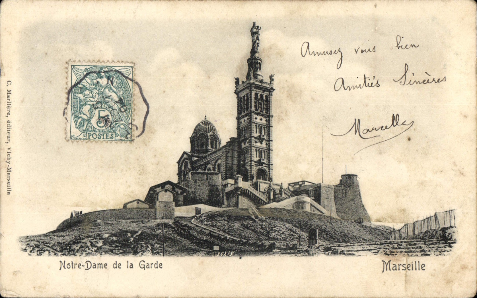 CPA Marseille Notre Dame De La Garde