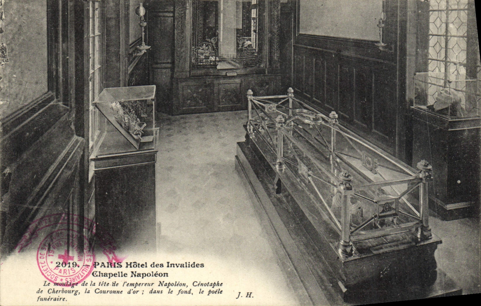 VINTAGE POSTCARD Paris Hotel Of the Invalids Napoleon Vault