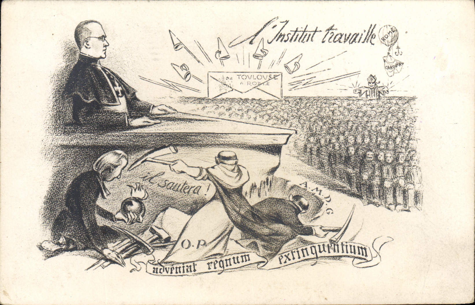 CPA L'institut travaille 