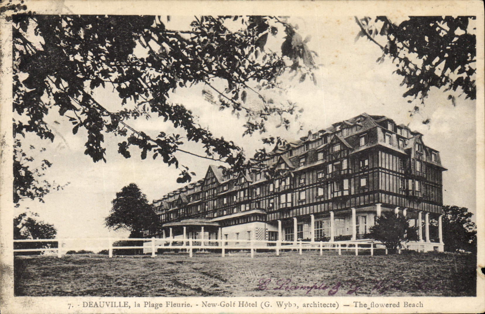 CPA Deauville La Plage Fleurie New Golf Hotel