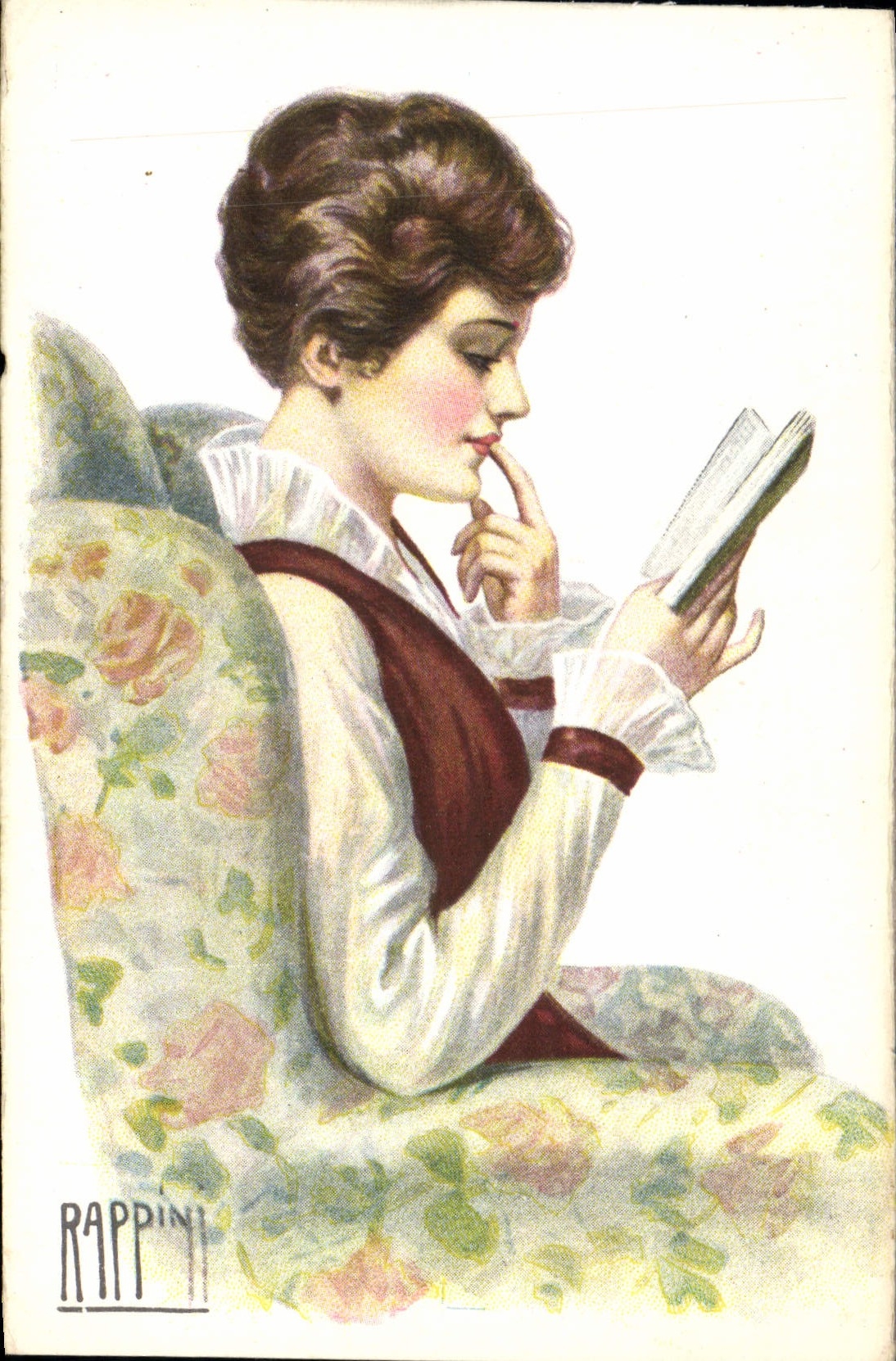 CPA Fantaisie Illustrateur Rappini Femme