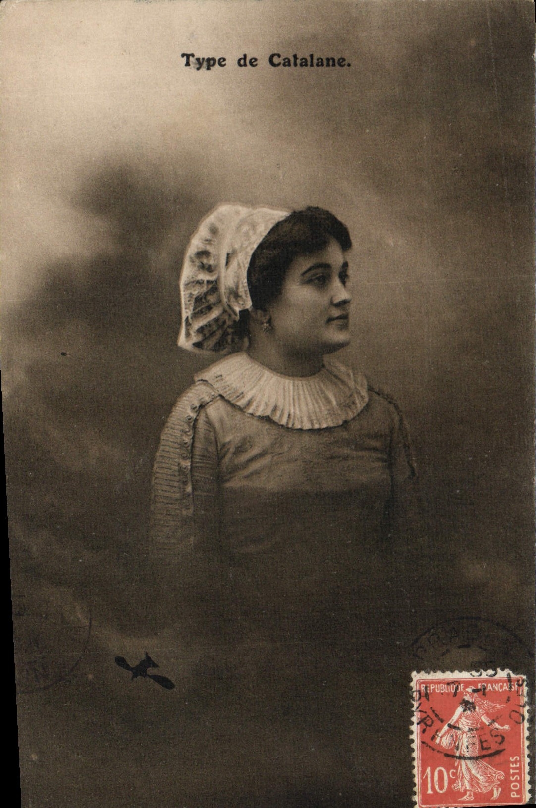 CPA Folklore Type de Catalane