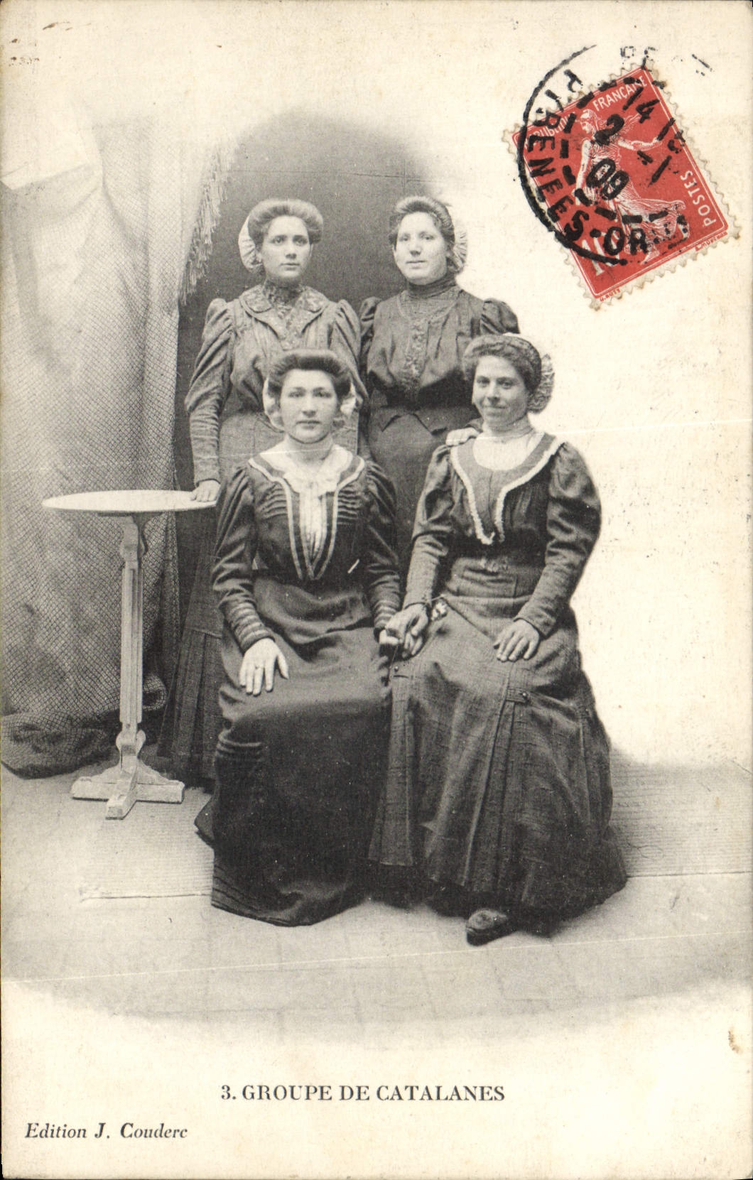 CPA Folklore Groupe de Catalanes