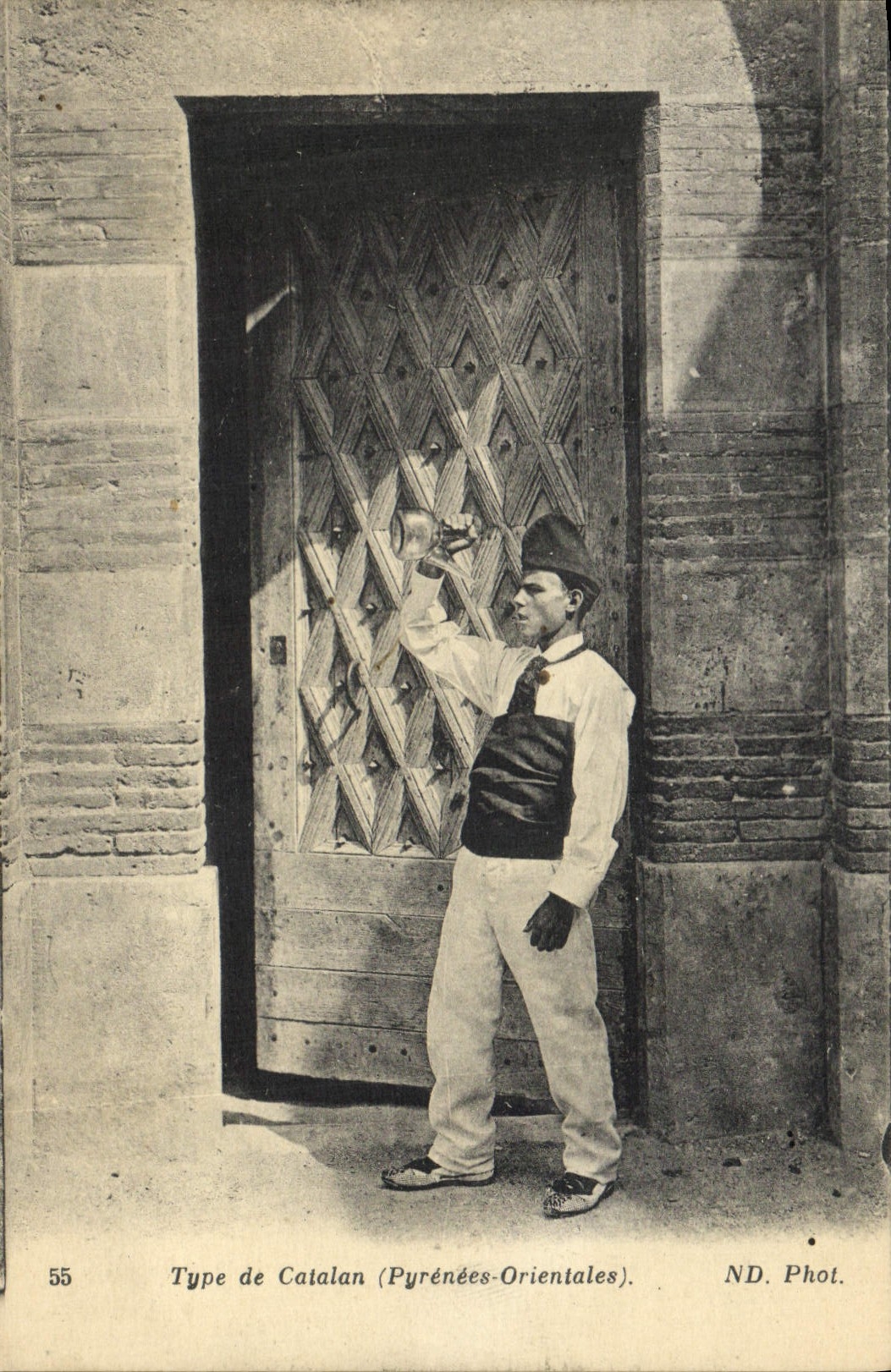 CPA Folklore Type de Catalan 