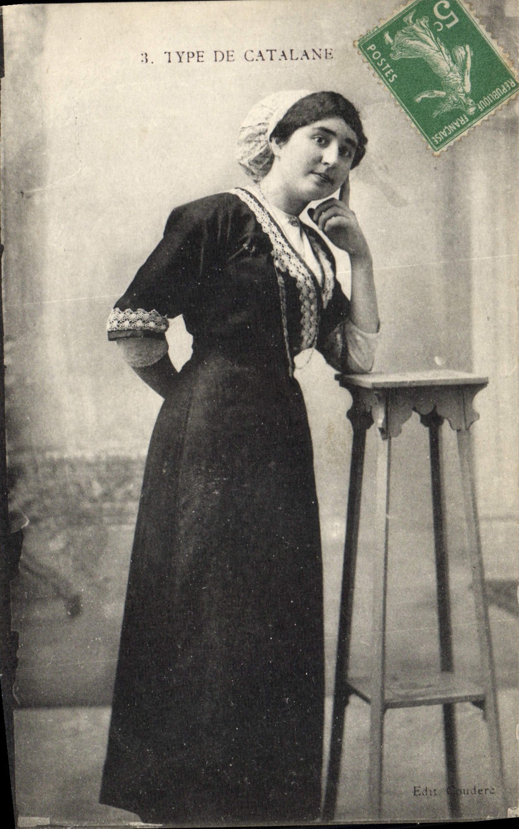 CPA Folklore Type de Catalane