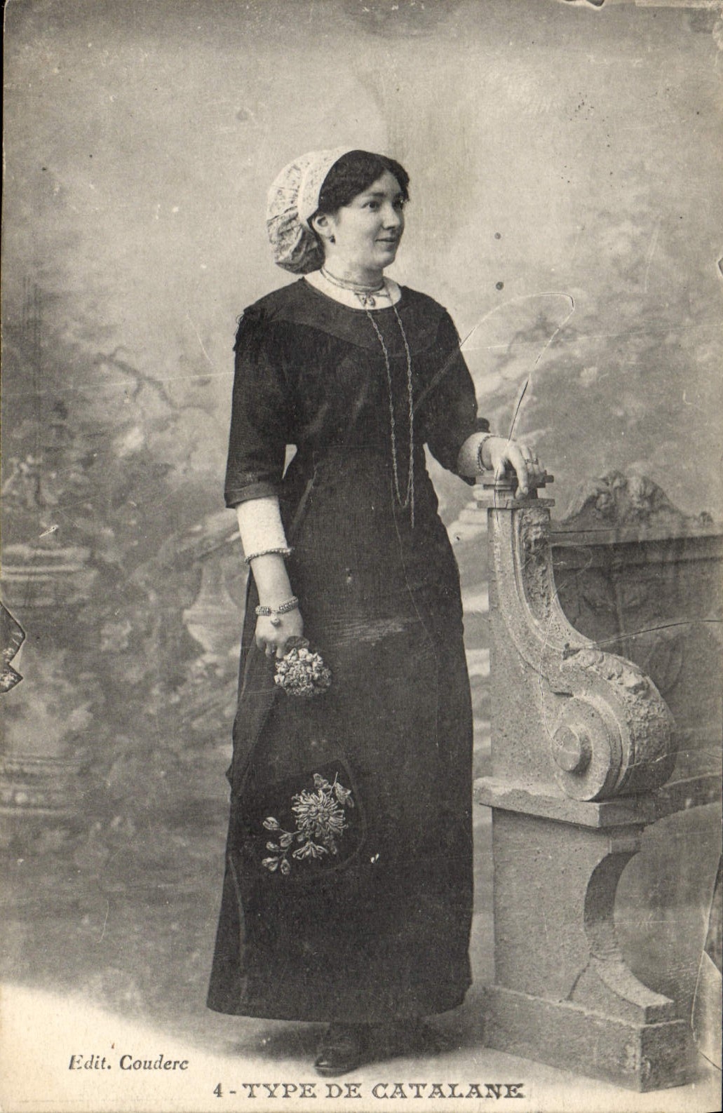 CPA Folklore Type de Catalane