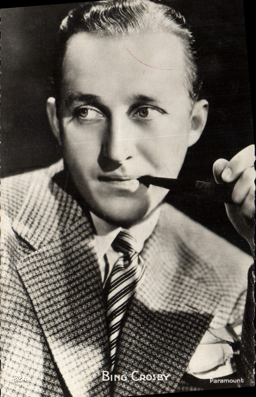 MODERN CARD Cinema Bing Crosby Pipe Tobacco