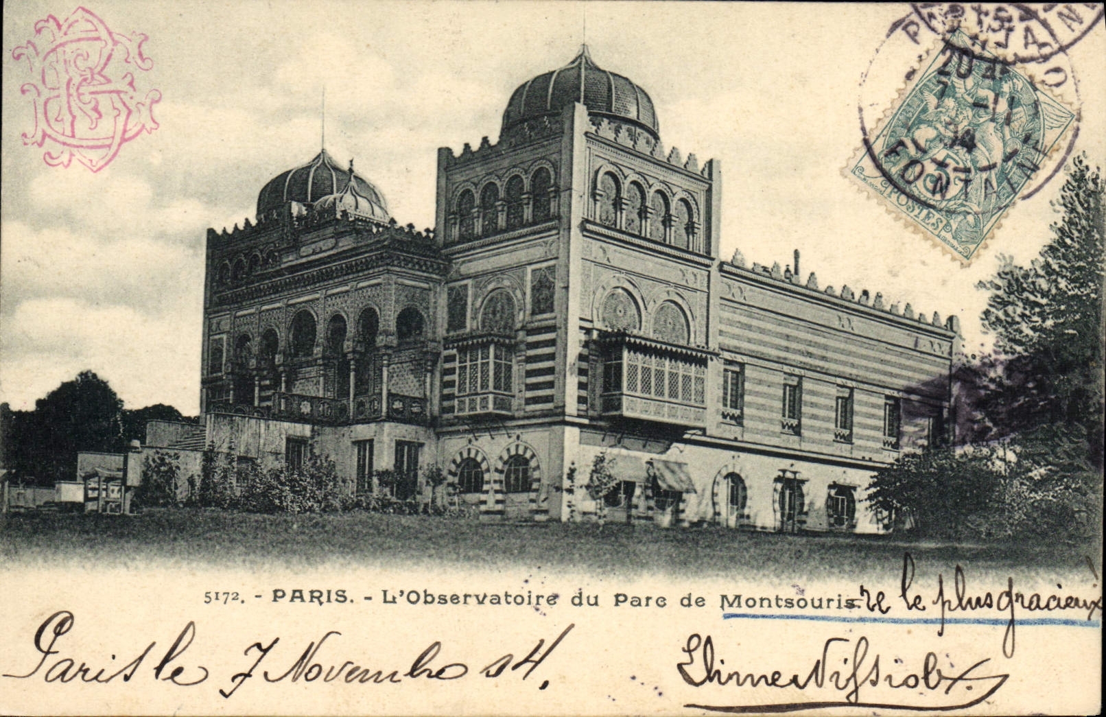 CPA Astronomie Paris Parc Montsouris Observatoire