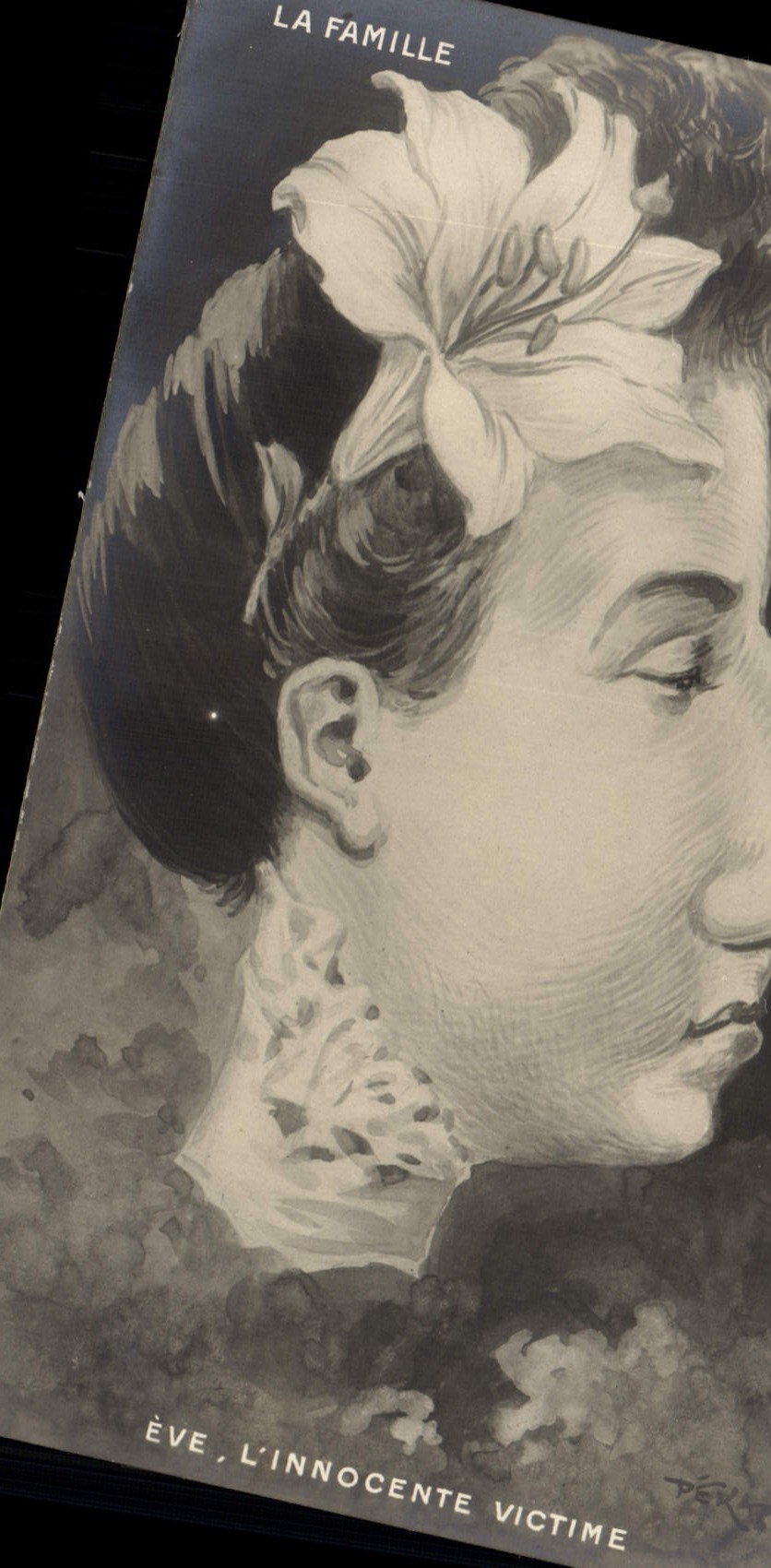 CPA Politique Satirique La famille Humbert Eve L'innocente victime