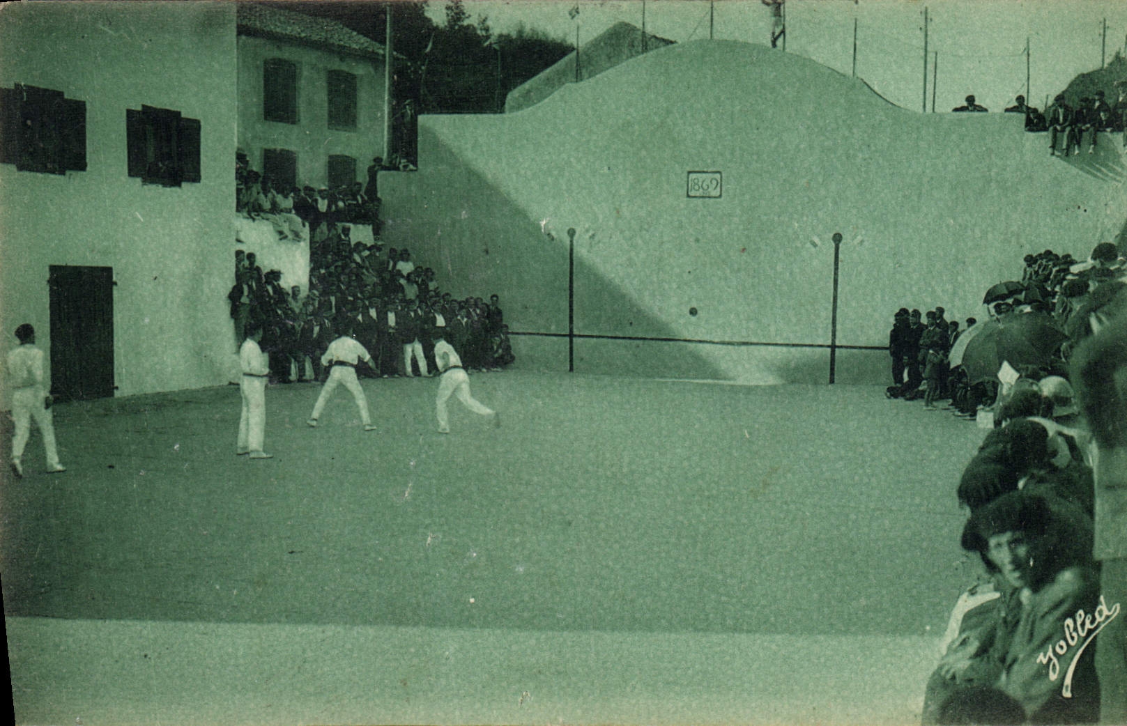 CPA Pays Basque Partie de pelote a mains nues a Bidart