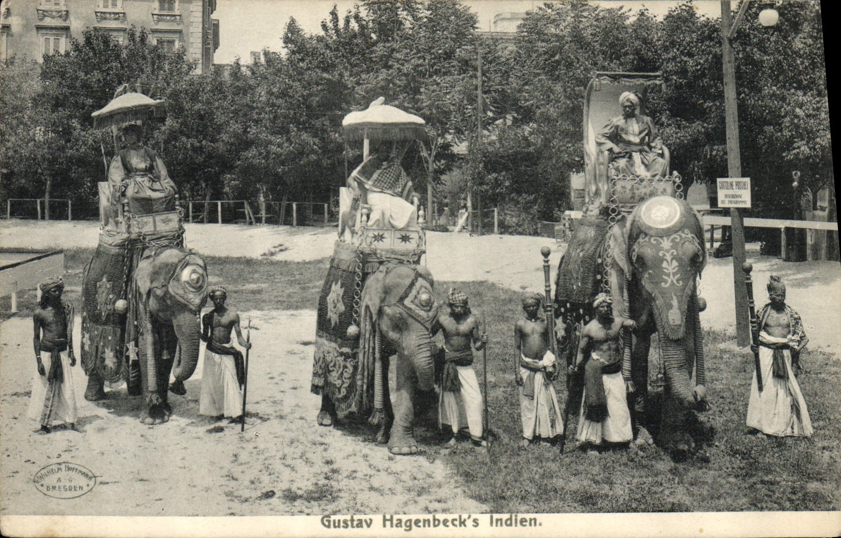 CPA Elephant Elephants Inde