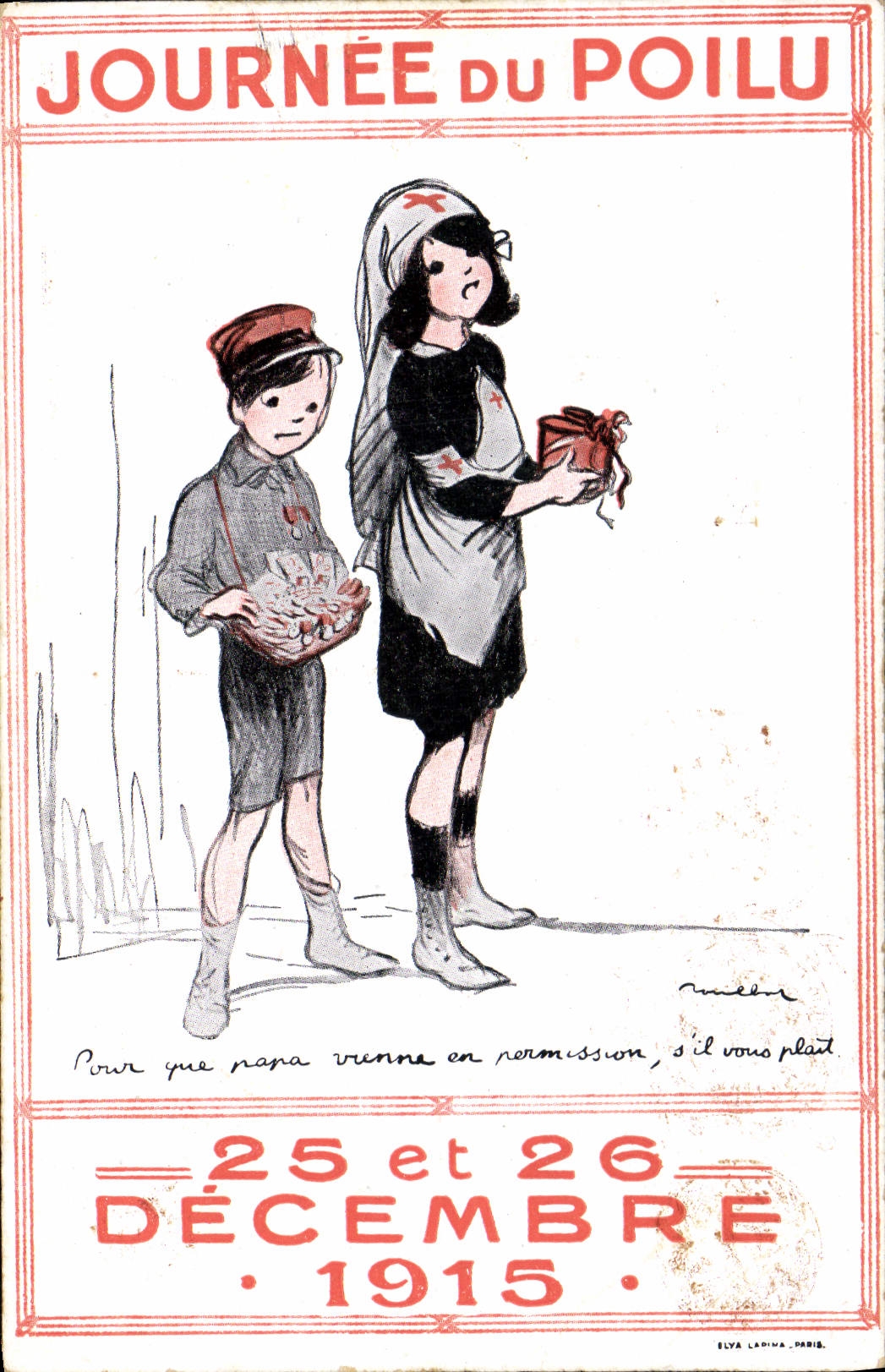 CPA Militaria Journee du Poilu 25 et 26 decembre 1915