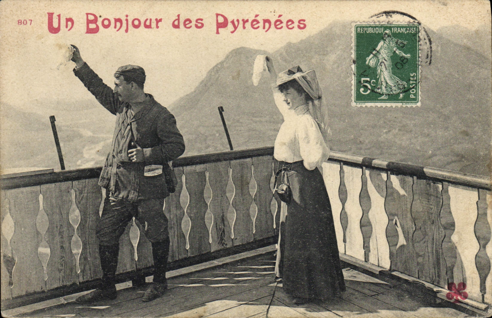 CPA Folklore Pyrenees 