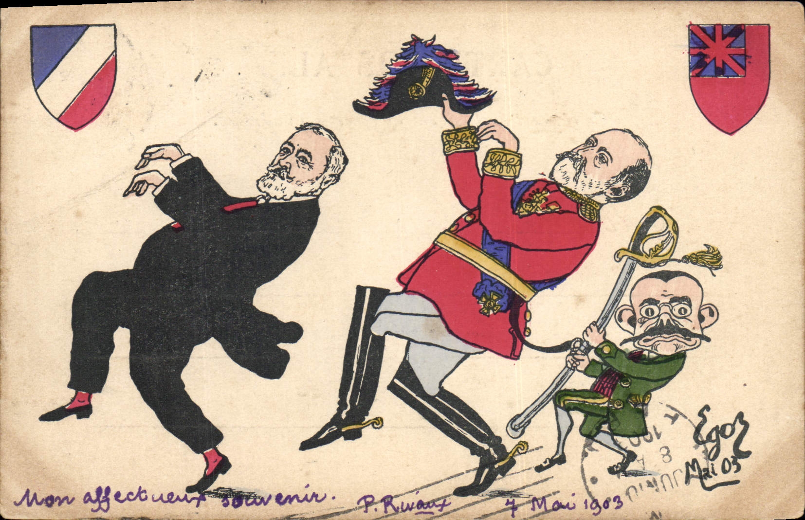 CPA Politique Satirique 