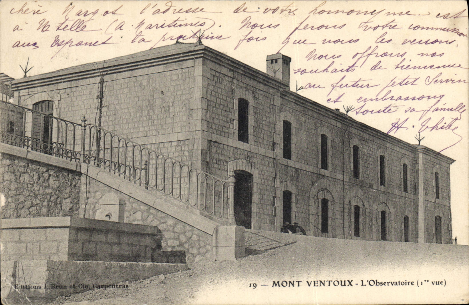 CPA Astronomie Mont Ventoux L'Observatoire