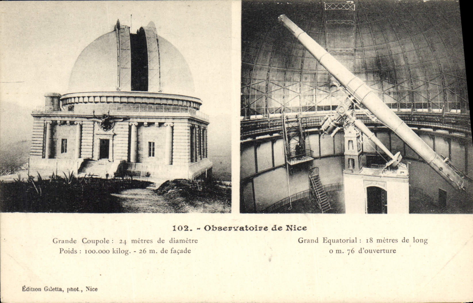 CPA Astronomie Nice Observatoire Grande Coupole Grand Equatorial