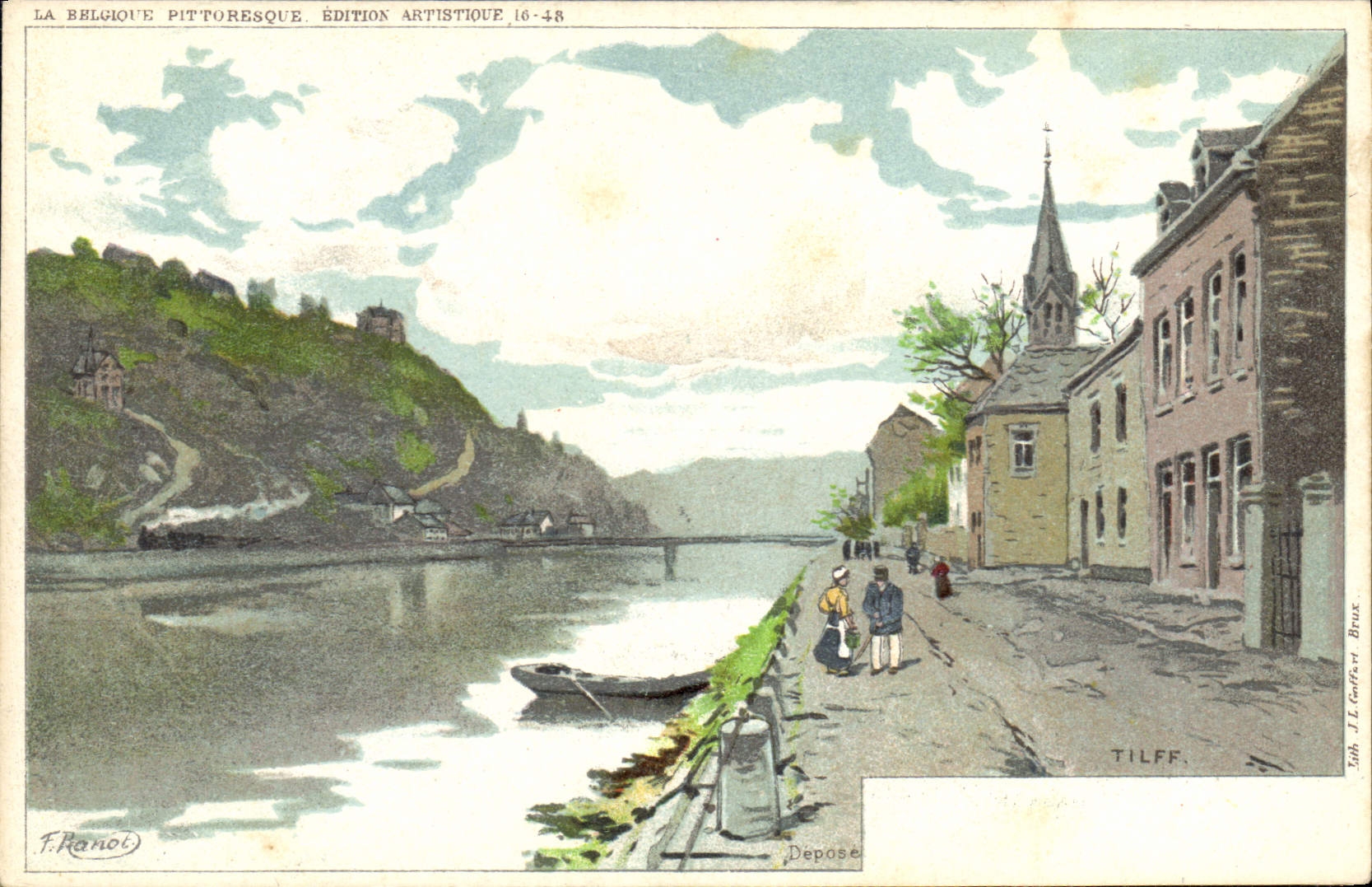 VINTAGE POSTCARD Fantasy Illustrator Ranot Tilff