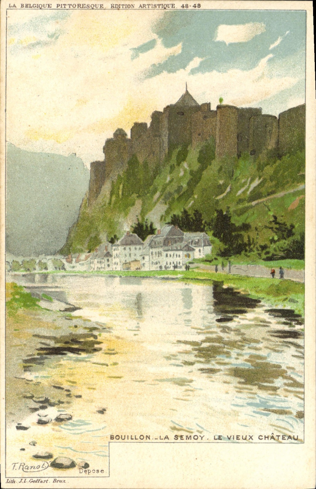 VINTAGE POSTCARD Fantasy Illustrator Ranot Bubble Semoy the viuex castle