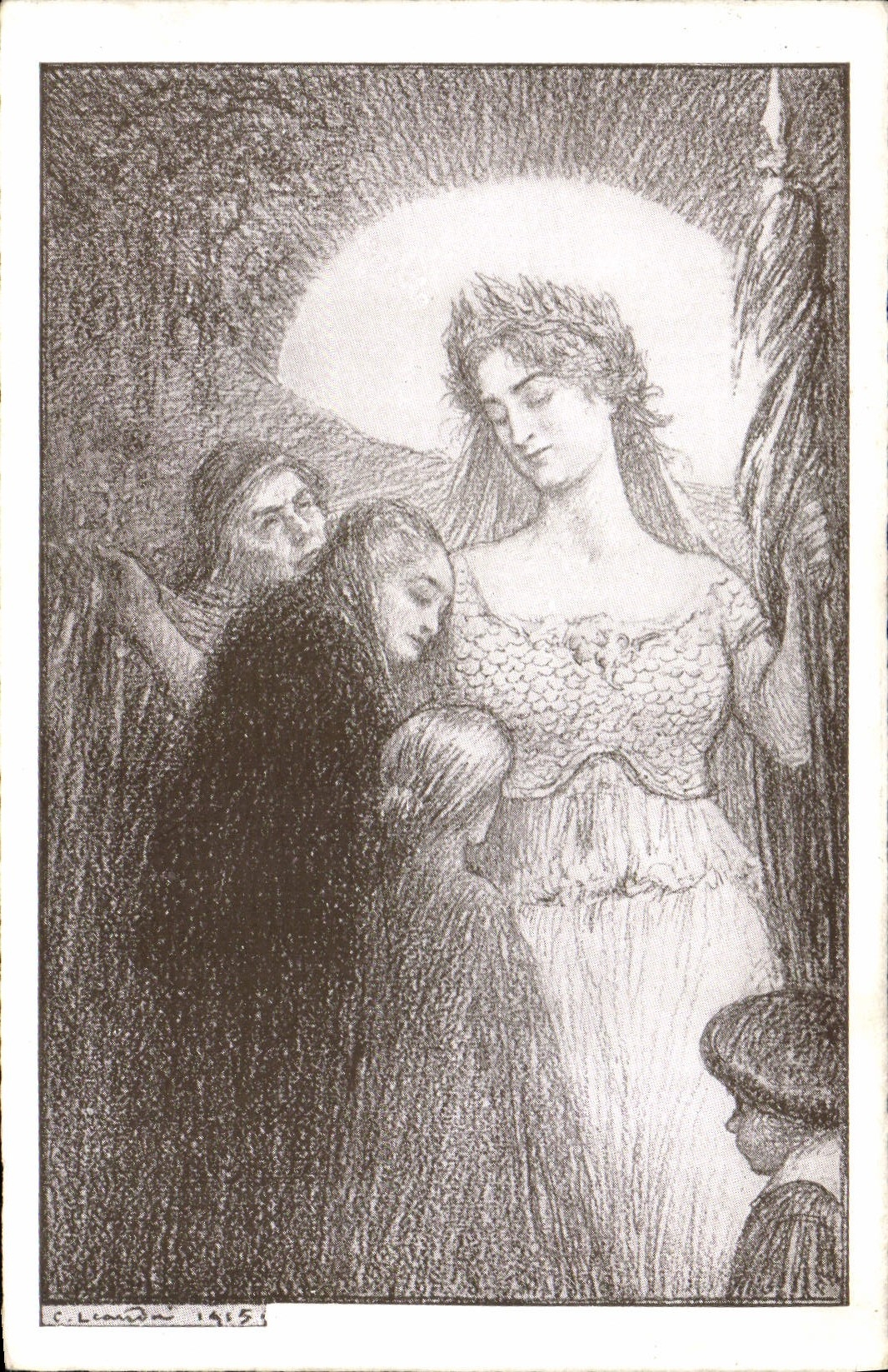 CPA Militaria Secours National Illustrateur