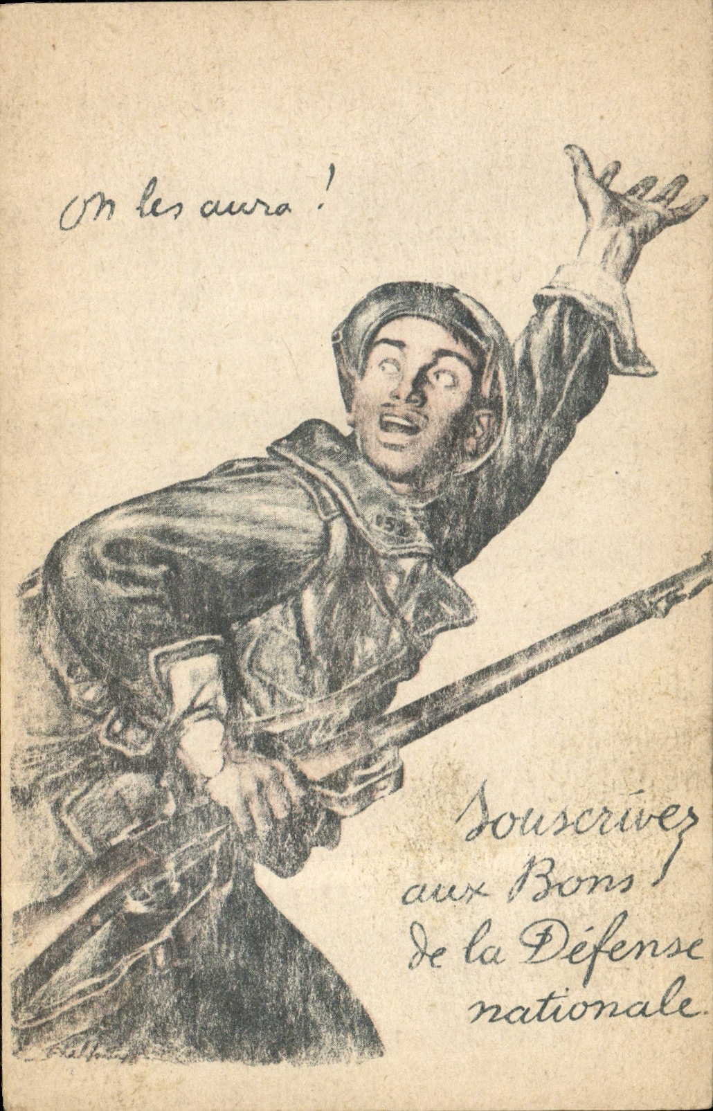 CPA Militaria Bons de Souscription Nationale