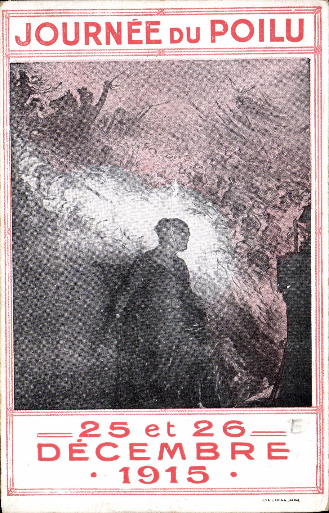 CPA Militaria Journee du Poilu 25 et 26 decembre 1915