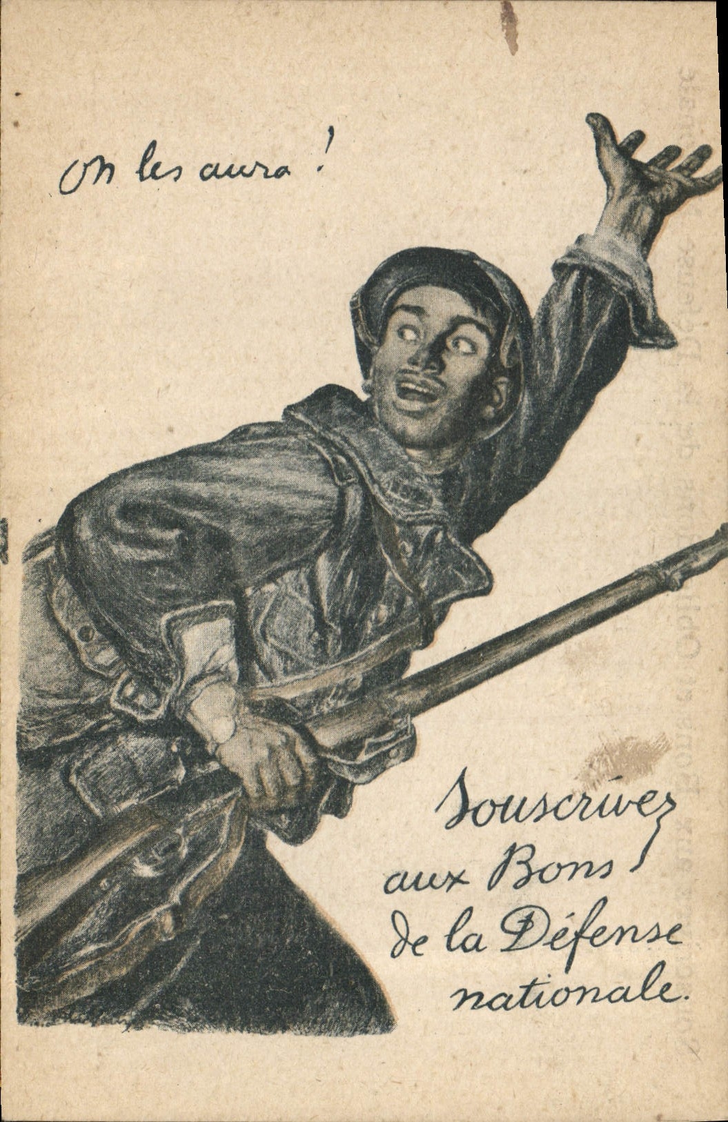 CPA Militaria Bons de la Defense Nationale