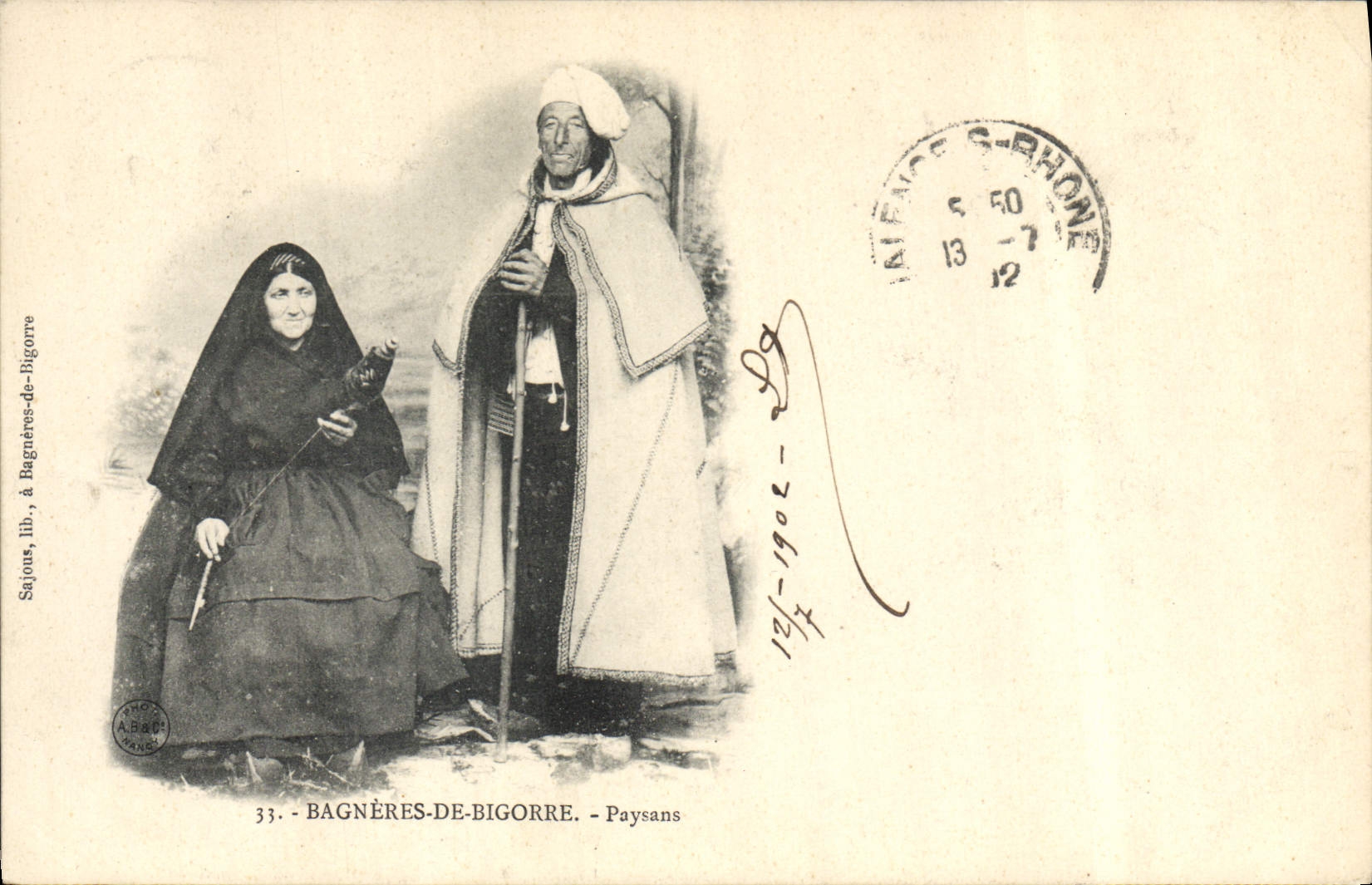 CPA Bagneres de Bigorre Paysans 