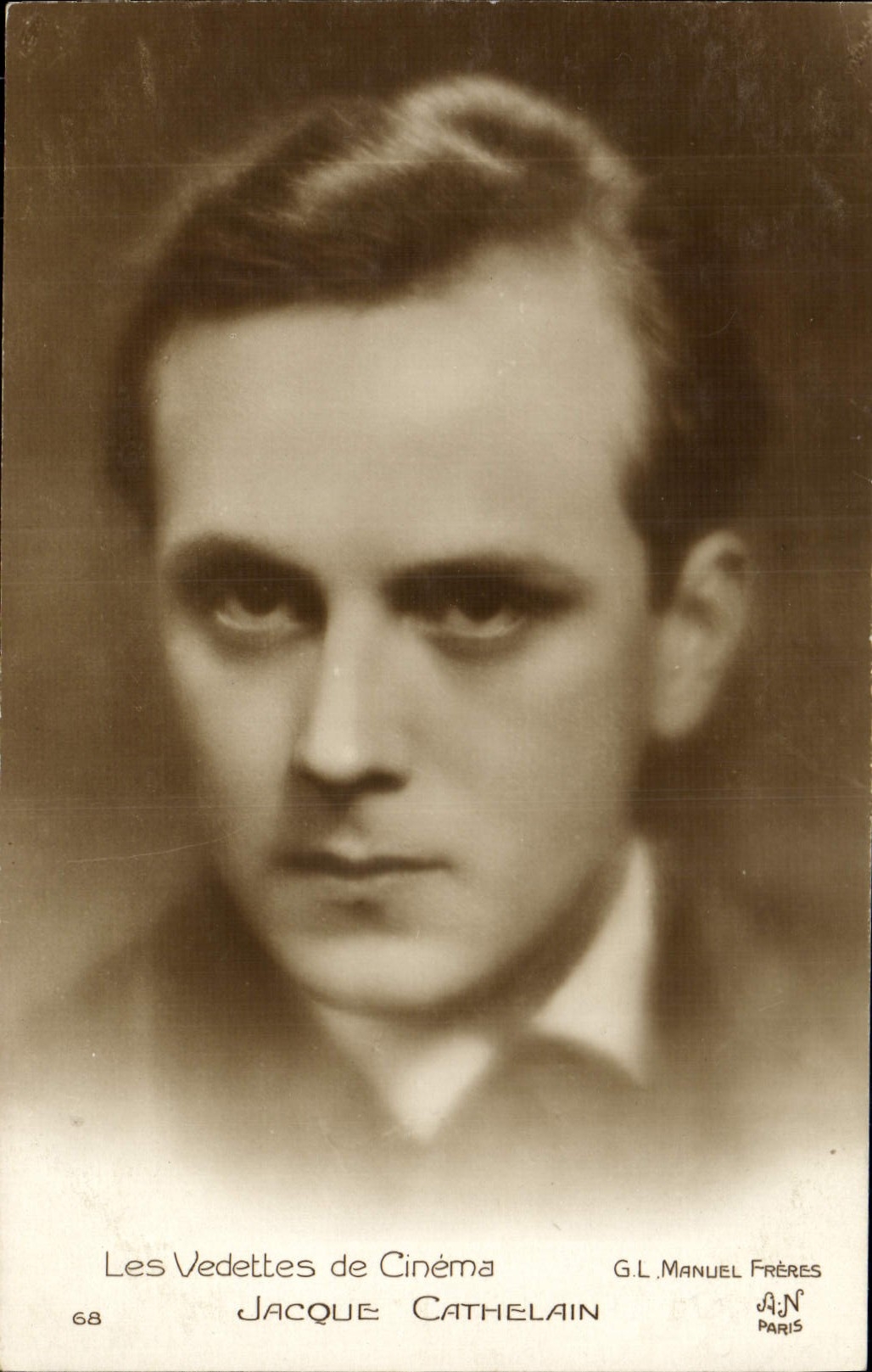 VINTAGE POSTCARD Cinema Jacques Cathelain