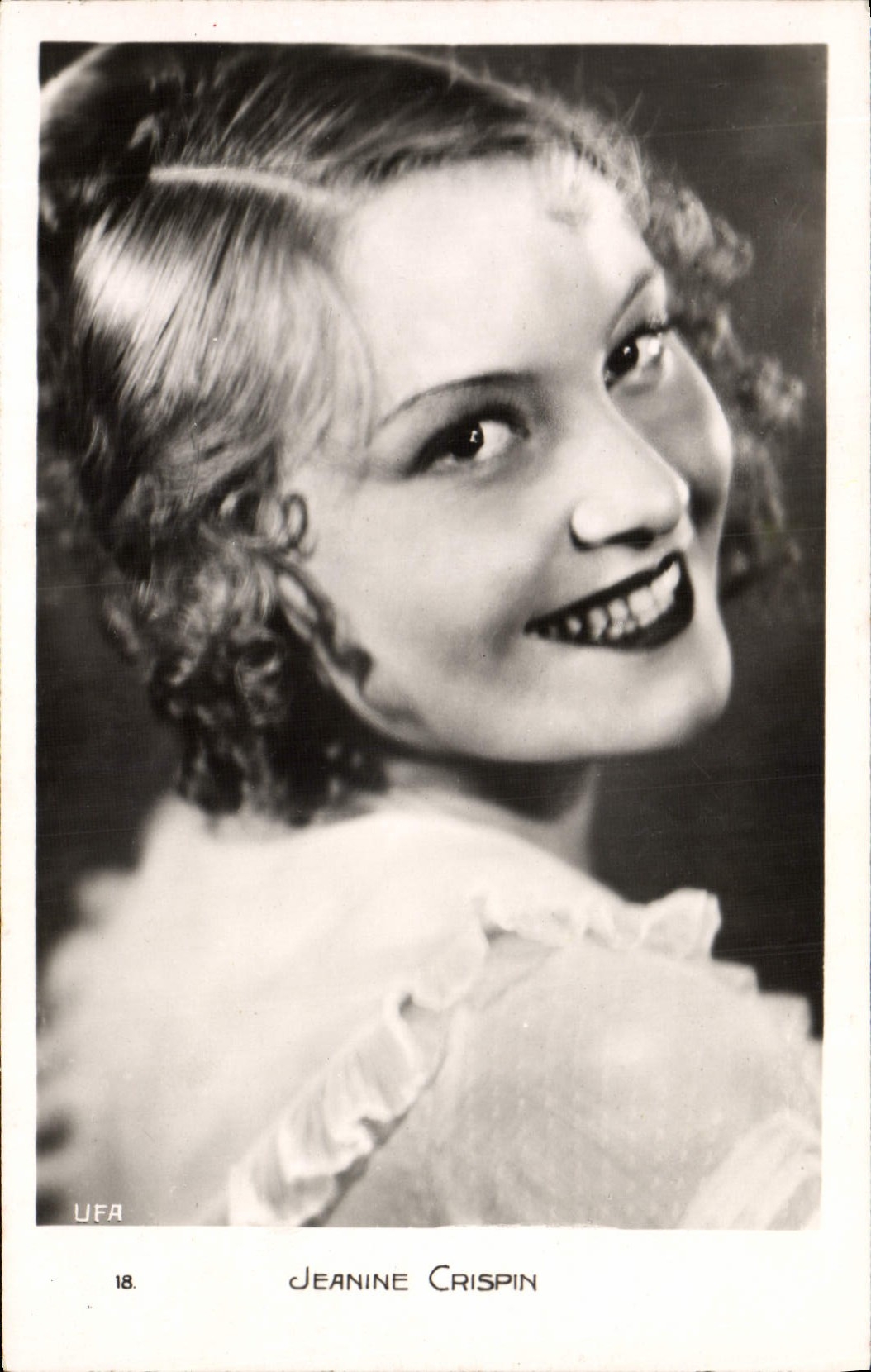 VINTAGE POSTCARD Cinema Jeanine Crispin