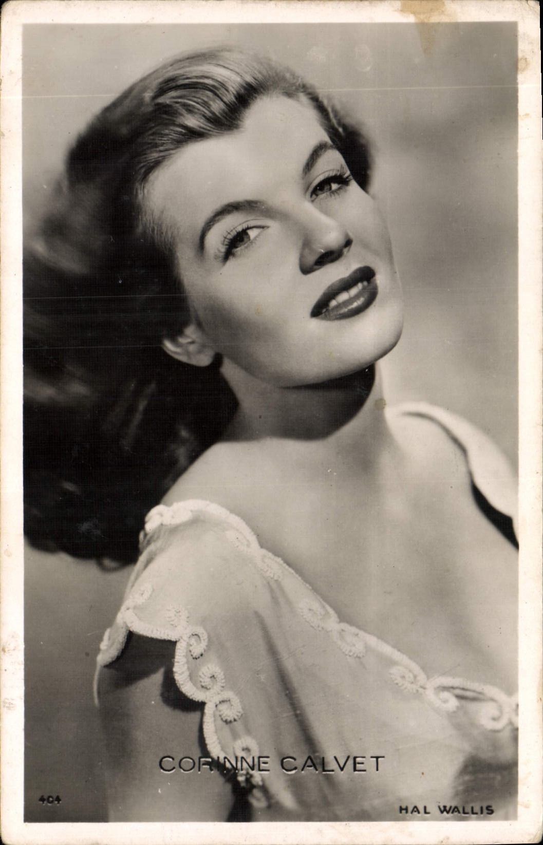 Cine Corinne Calvet de la POSTAL de la VENDIMIA