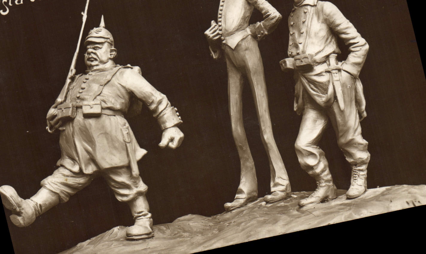 CPA Politique Satirique Militaria