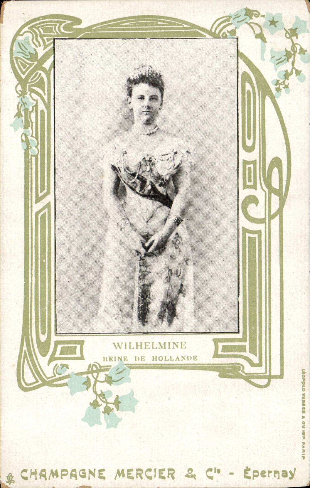 CPA Wilhelmine Reine de Hollande