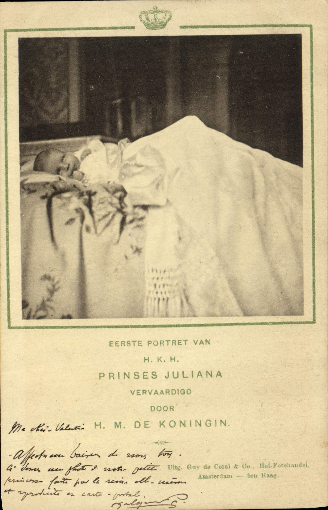 VINTAGE POSTCARD Prinses Juliana