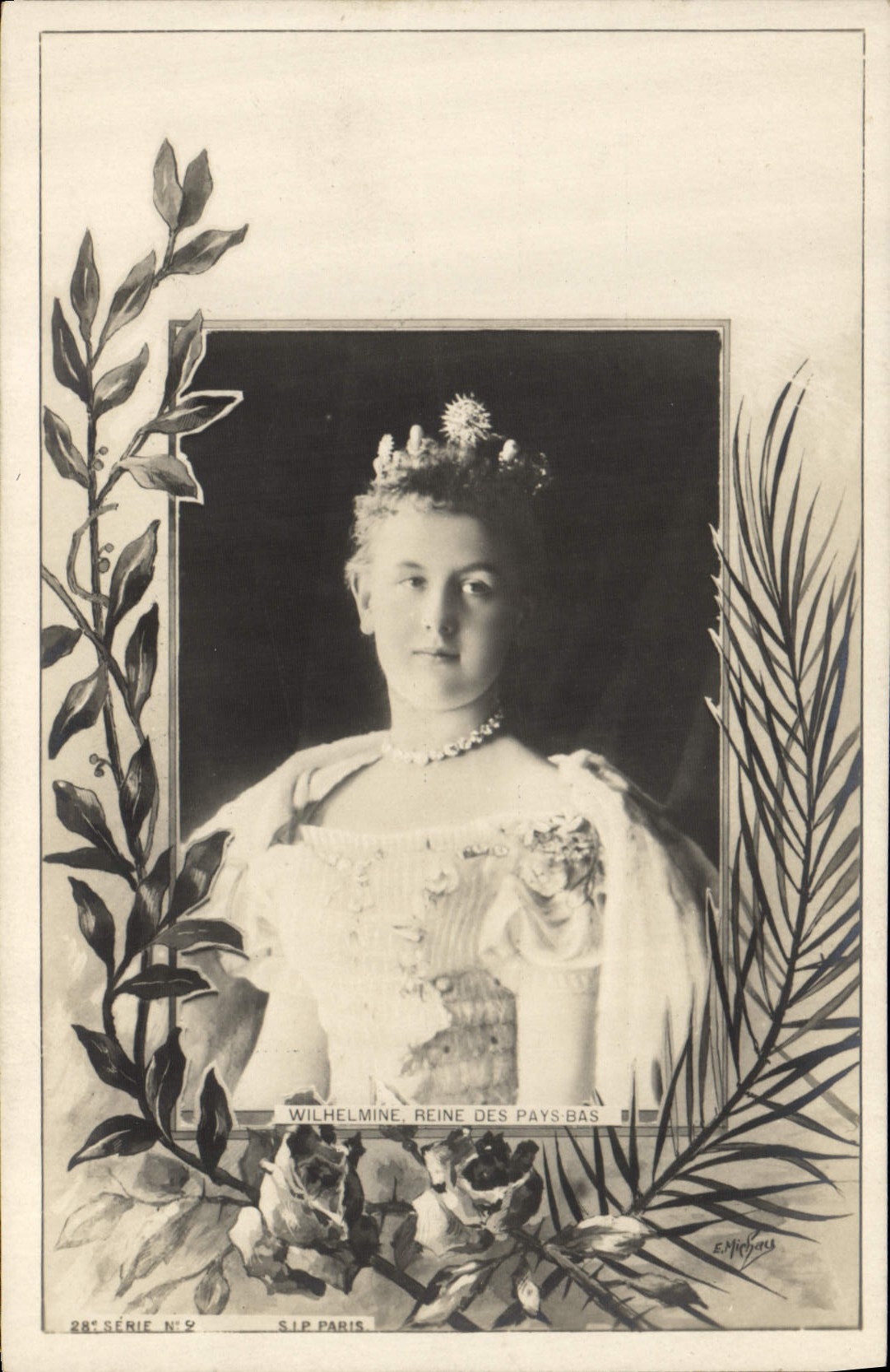 CPA Wilhelmine Reine de Hollande