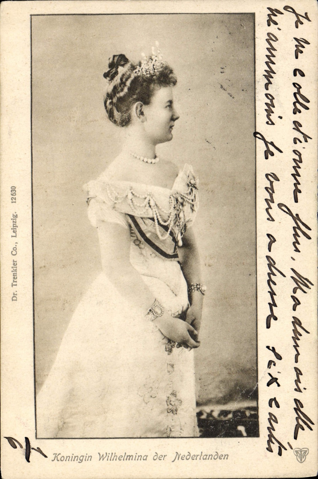 CPA Wilhelmine Reine de Hollande