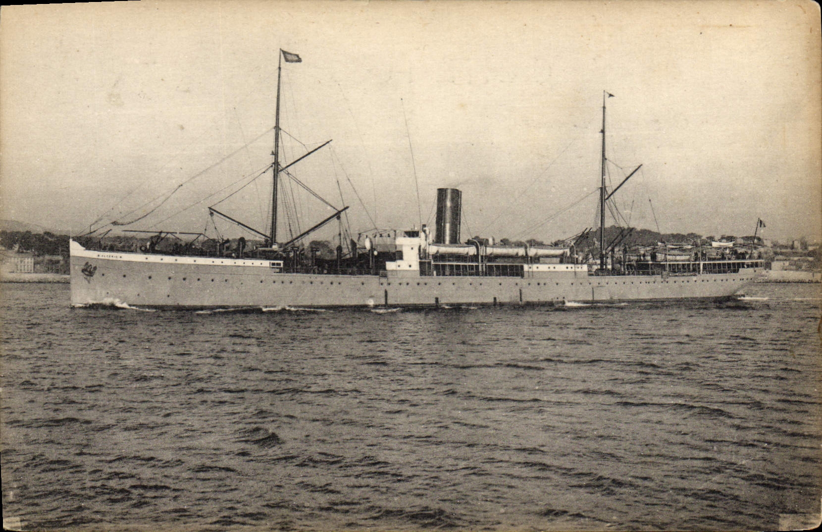 CPA Bateau Paquebot Algerie SGTM