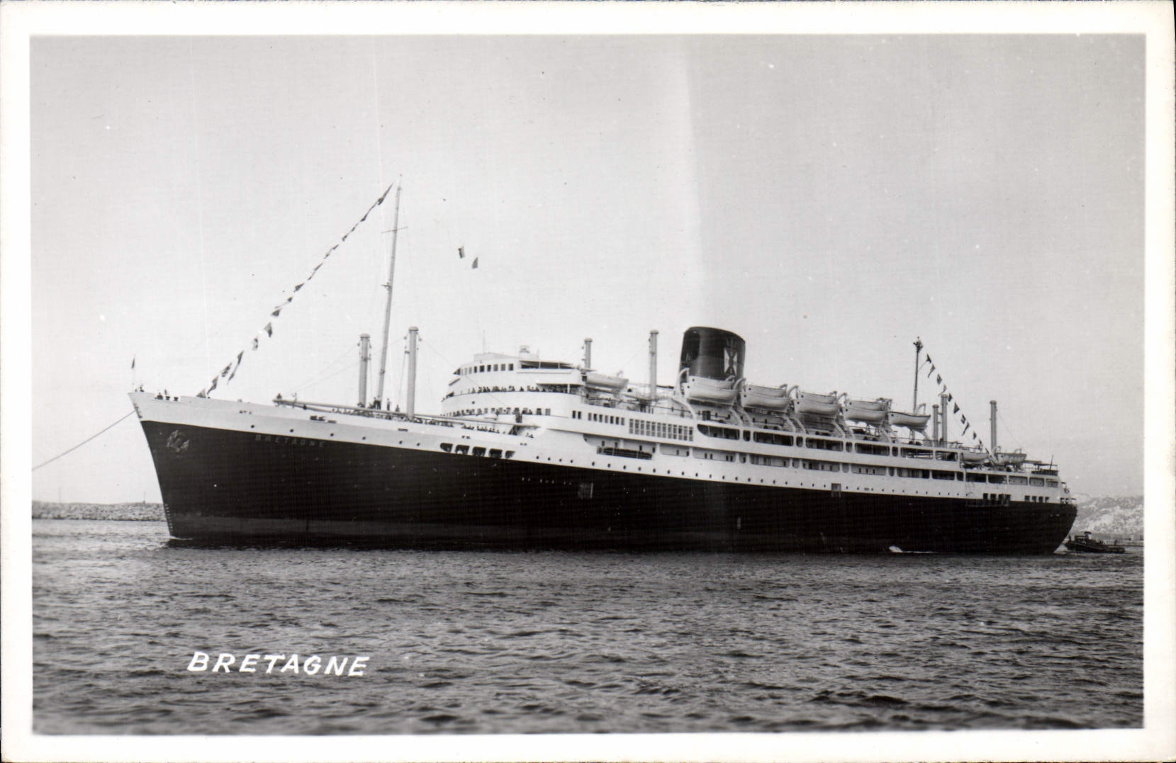 CPA Bateau Paquebot Bretagne