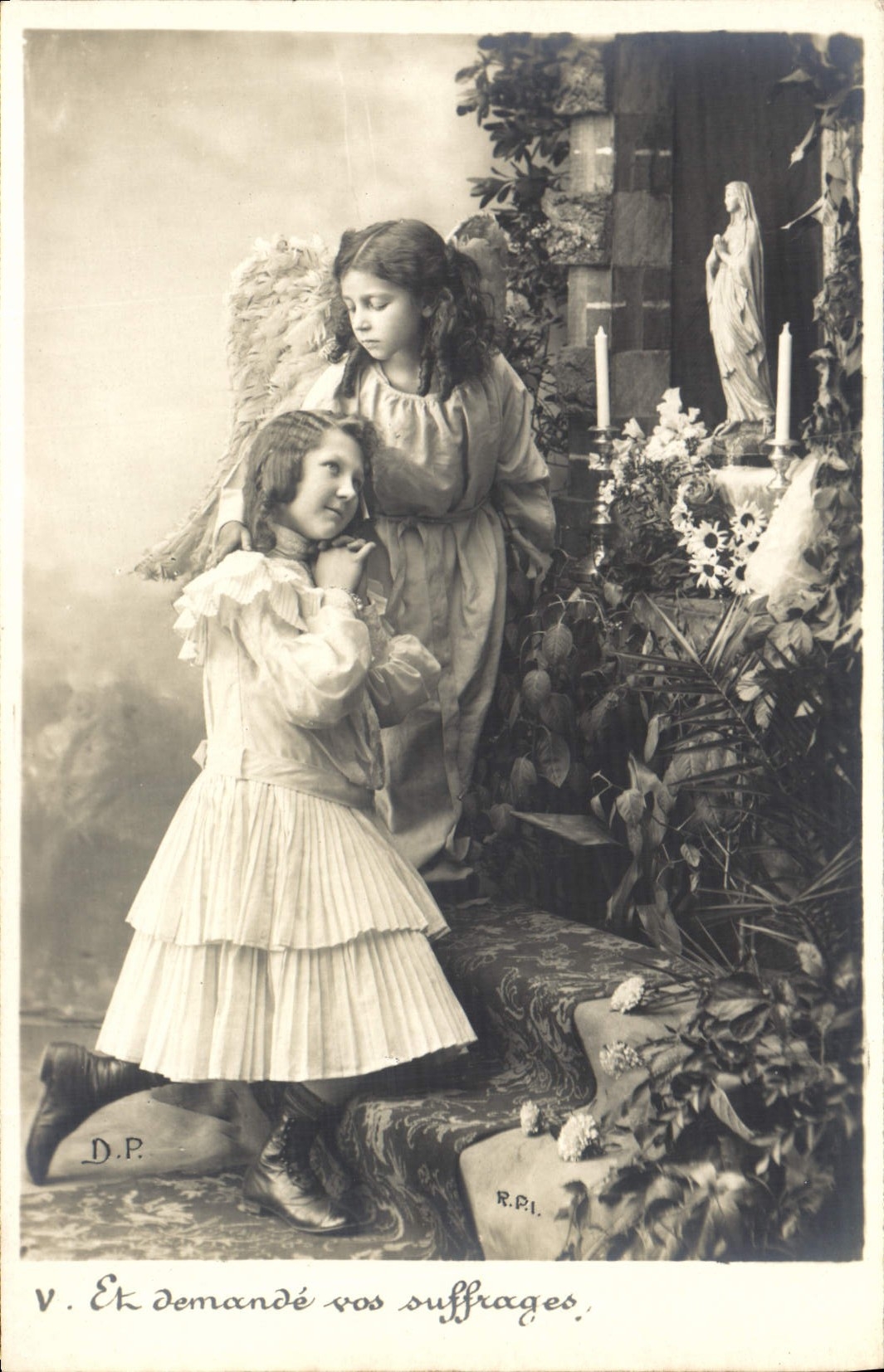 CPA Fantaisie Enfants Ange