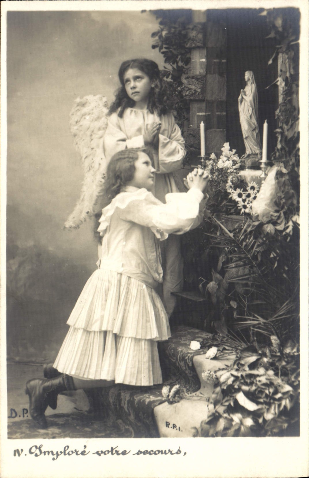 CPA Fantaisie Enfants Ange