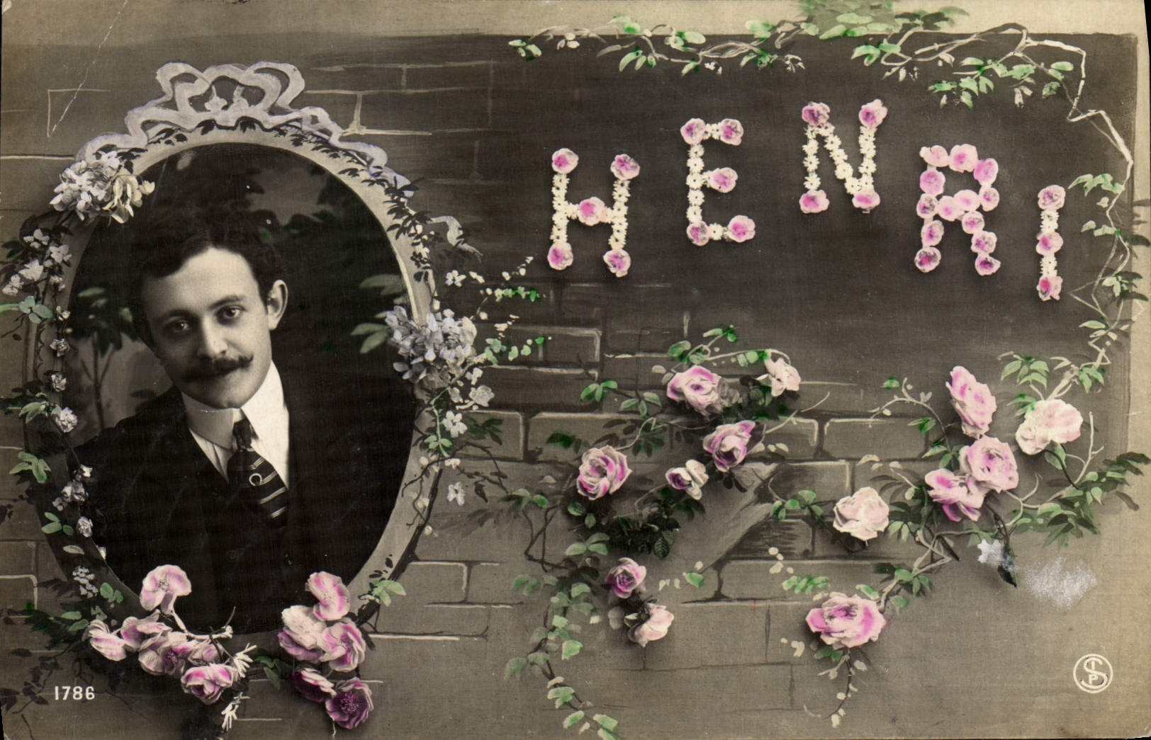 CPA Fantaisie Prenom Henri