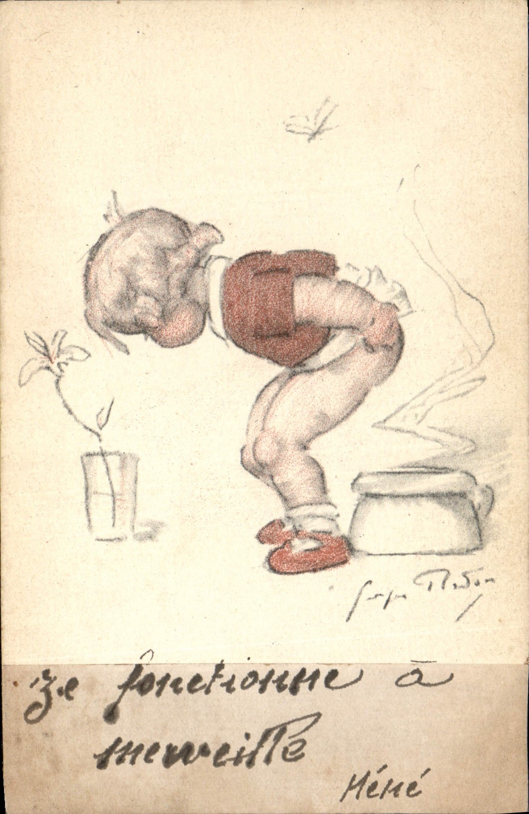 CPA Illustrateur Enfant