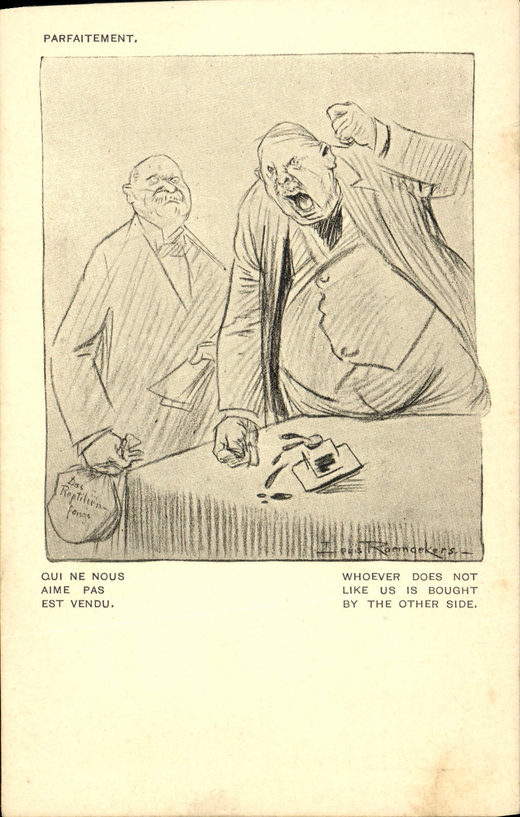 VINTAGE POSTCARD Illustrateur Who does not love us is sold