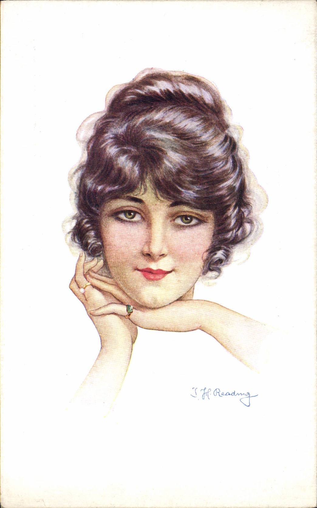 CPA Illustrateur Femme