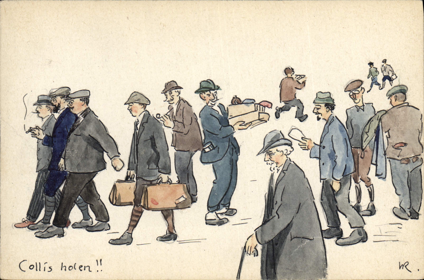 CPA Illustrateur Collis holen